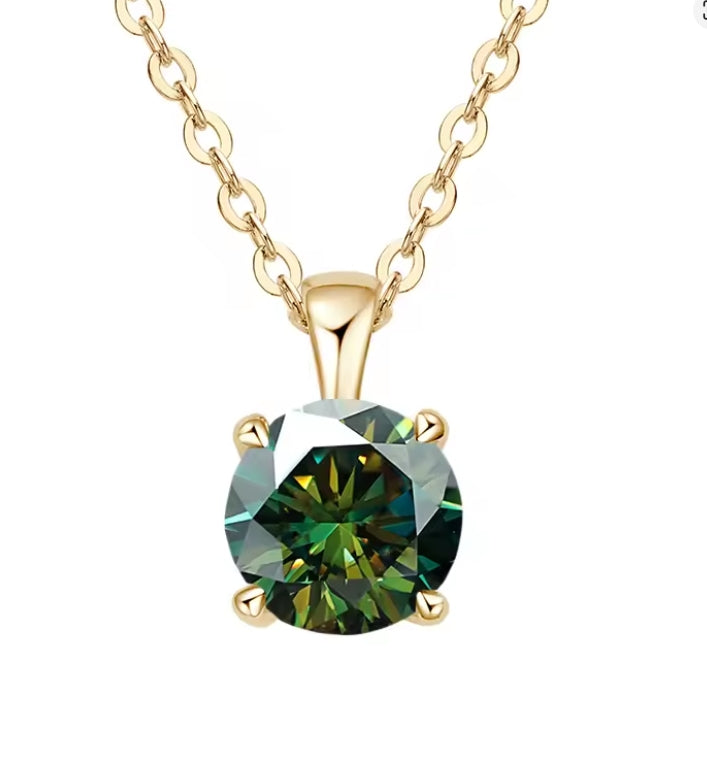 IWAMON-BIJOUX - Collier Moissanite 18 carat - Élégance intemporelle