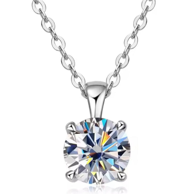 IWAMON-BIJOUX - Collier Moissanite 18 carat - Élégance intemporelle