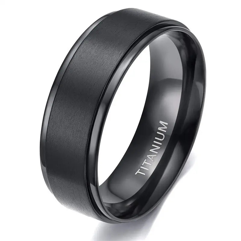 IWAMON-BIJOUX-Alliance Titane Brossé - Bague  Or/Argent 4-10mm