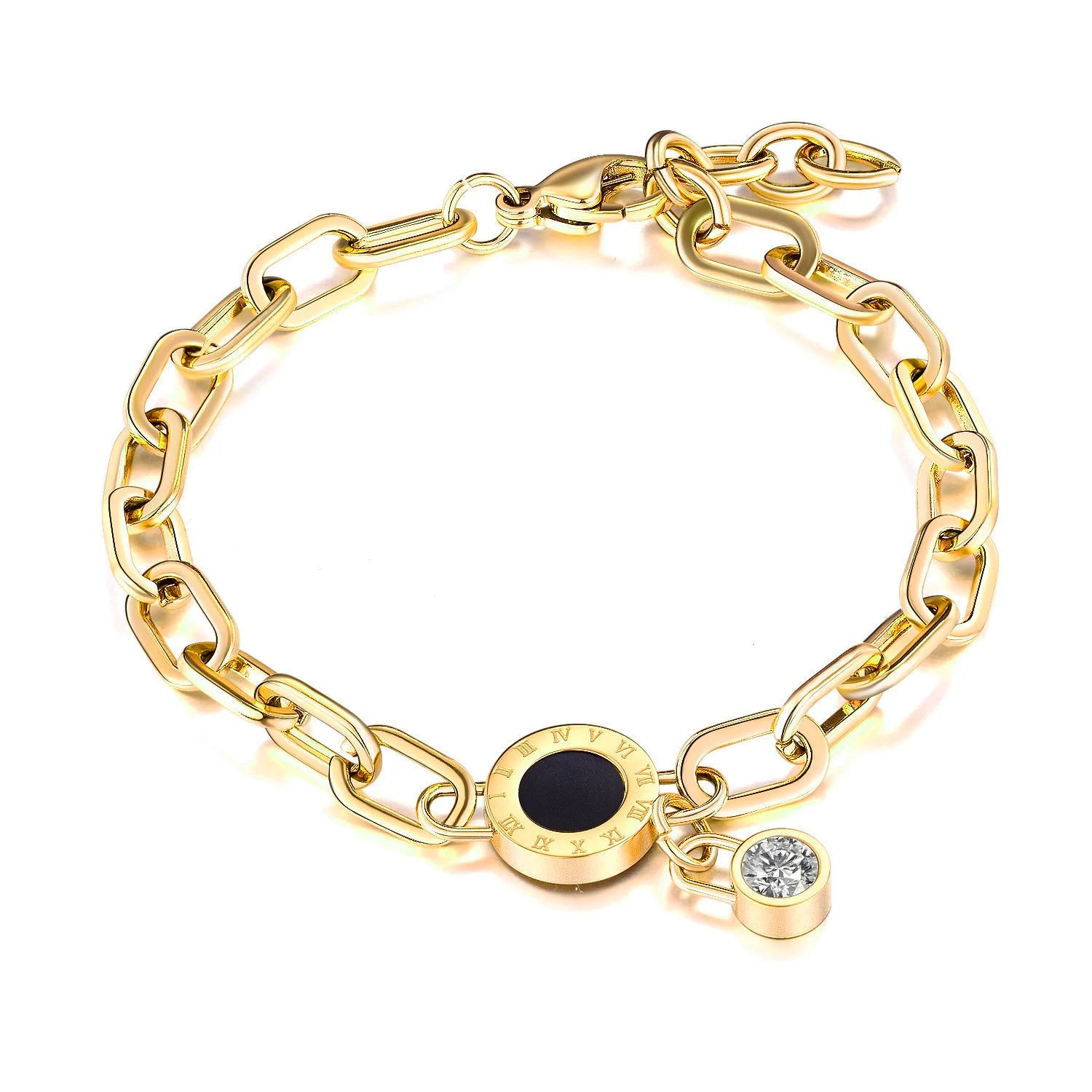 IWAMON-BIJOUX-Bracelet double chaîne