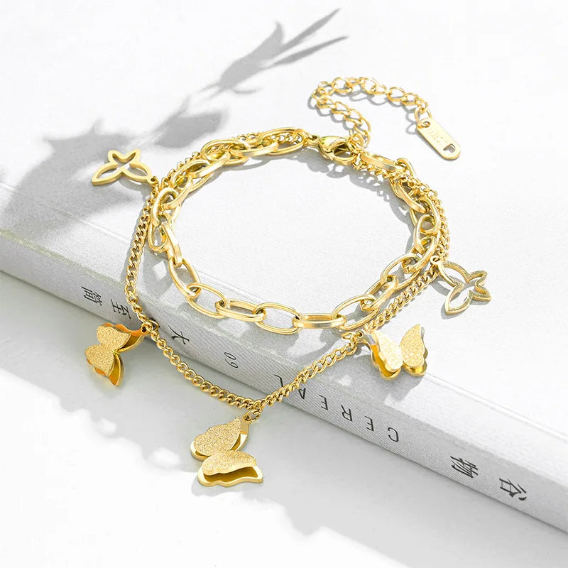 IWAMON-BIJOUX-Bracelet double chaîne