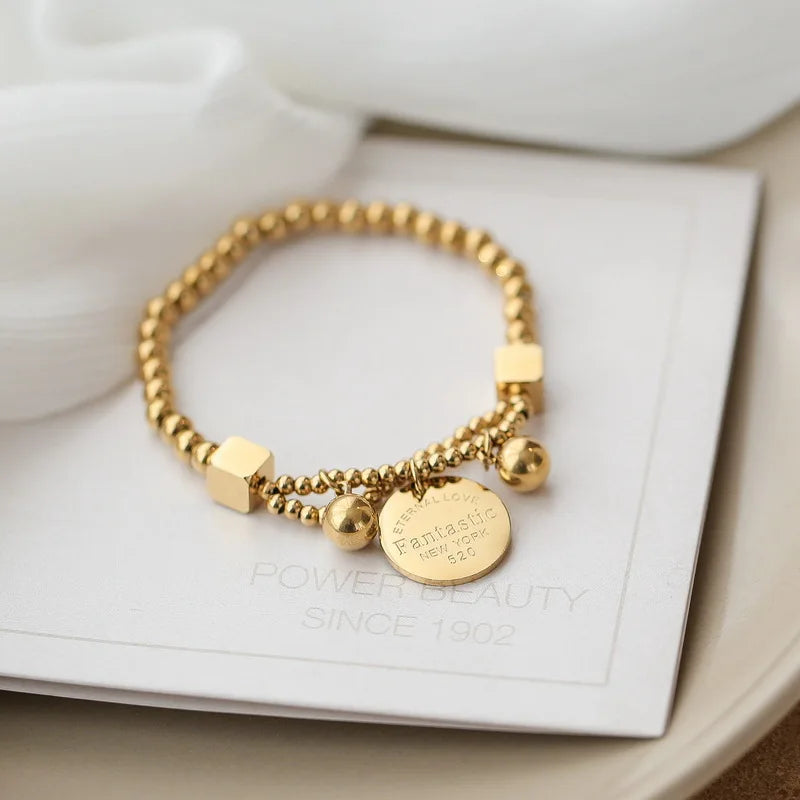 IWAMON-BIJOUX-Bracelet double chaîne