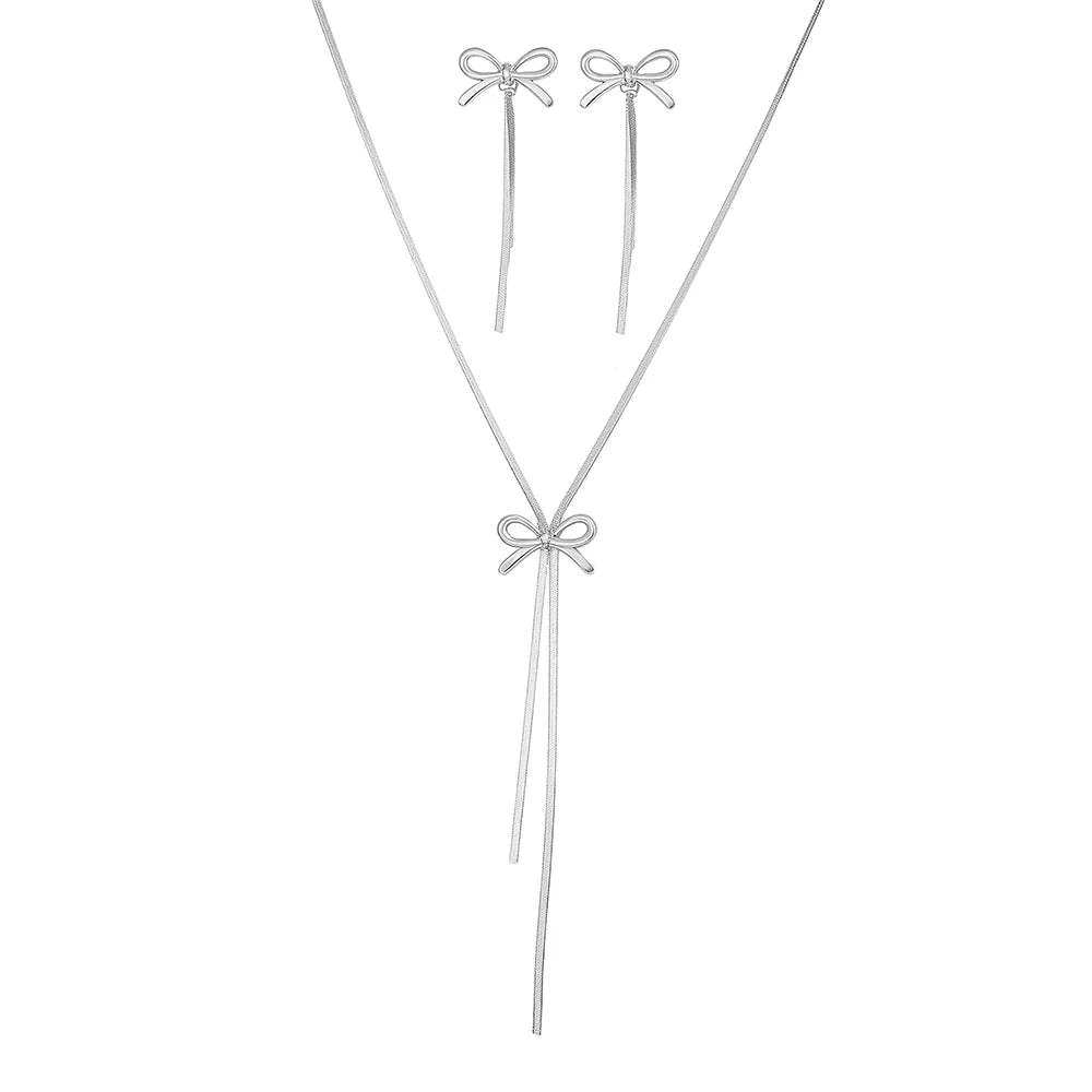 IWAMON-BIJOUX -Collier Chaîne Serpentine Nœuds  - Élégance Française