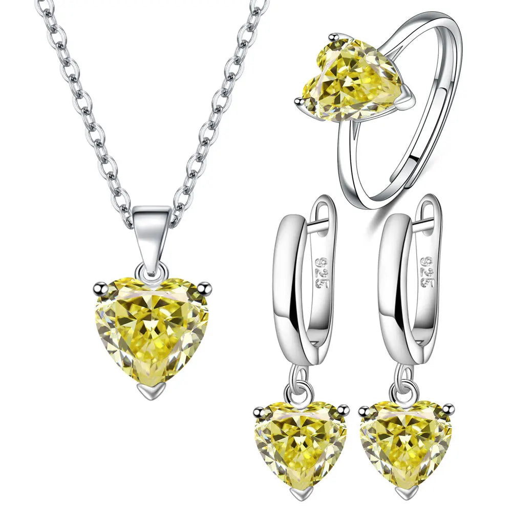 IWAMON-BIJOUX-Ensemble de bijoux élégant en argent 925
