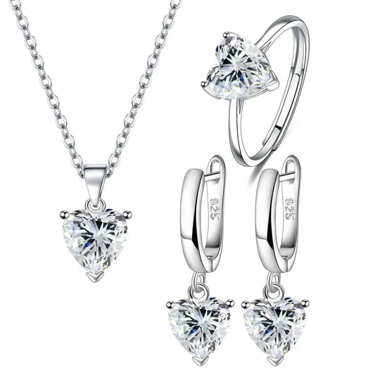 IWAMON-BIJOUX-Ensemble de bijoux élégant en argent 925
