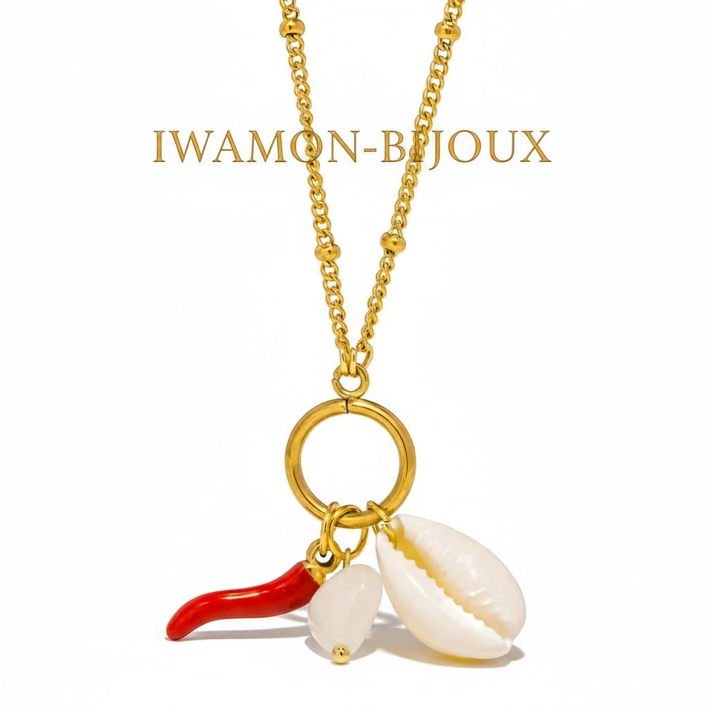 Collier tendance en acier inoxydable