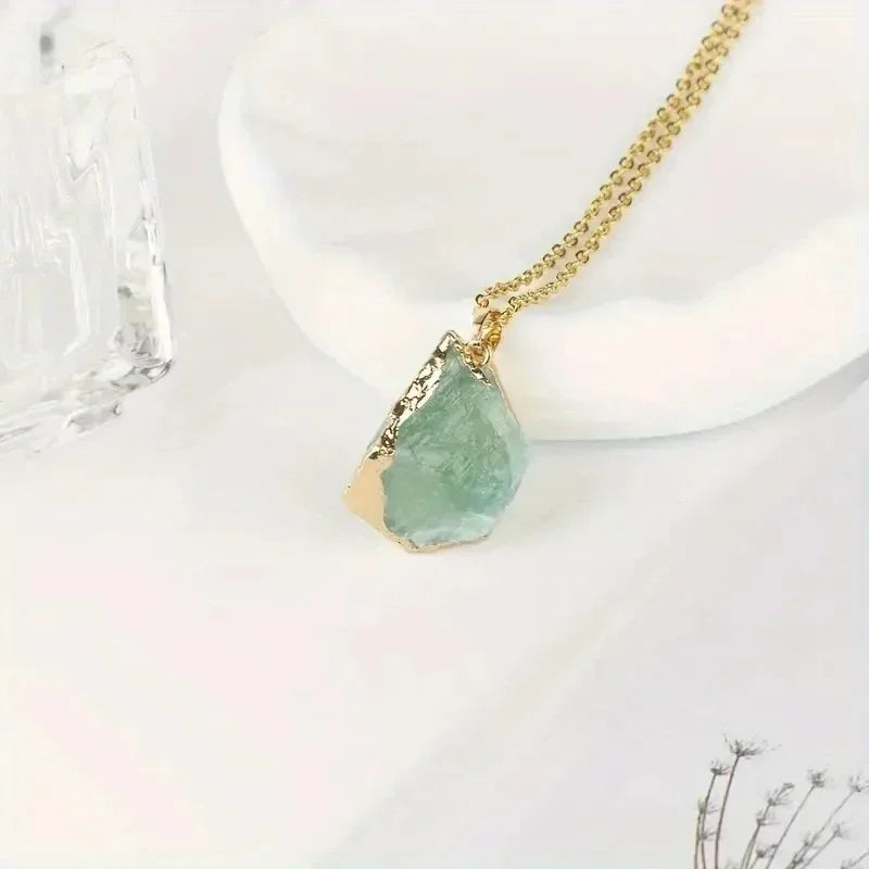 IWAMON-BIJOUX Collier élégant en pierre naturelle
