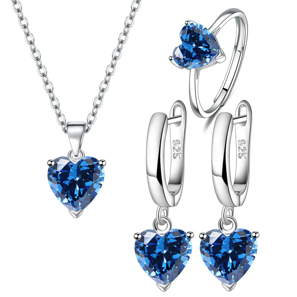 IWAMON-BIJOUX-Ensemble de bijoux élégant en argent 925