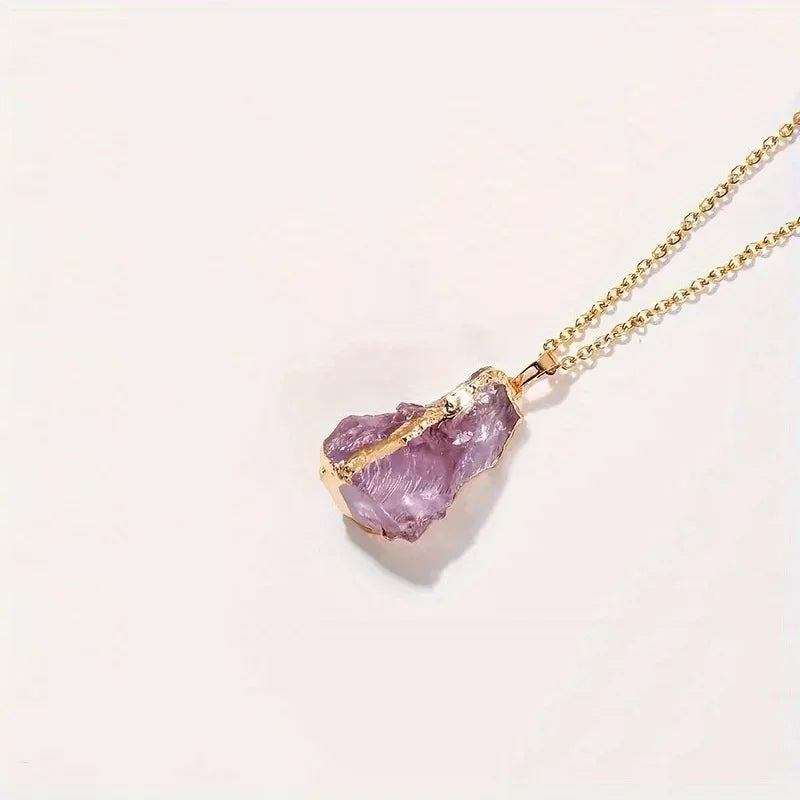 IWAMON-BIJOUX Collier élégant en pierre naturelle