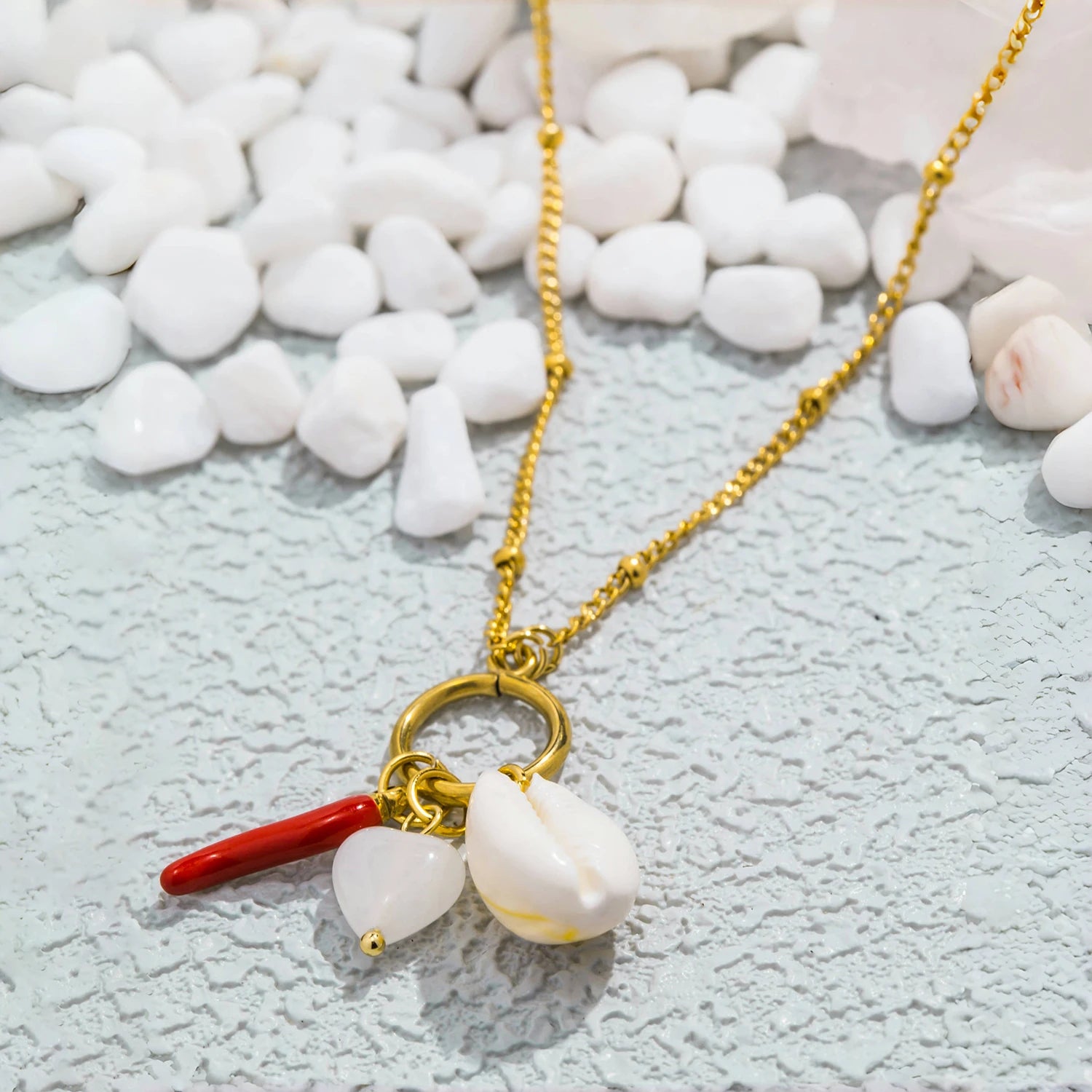 Collier tendance en acier inoxydable