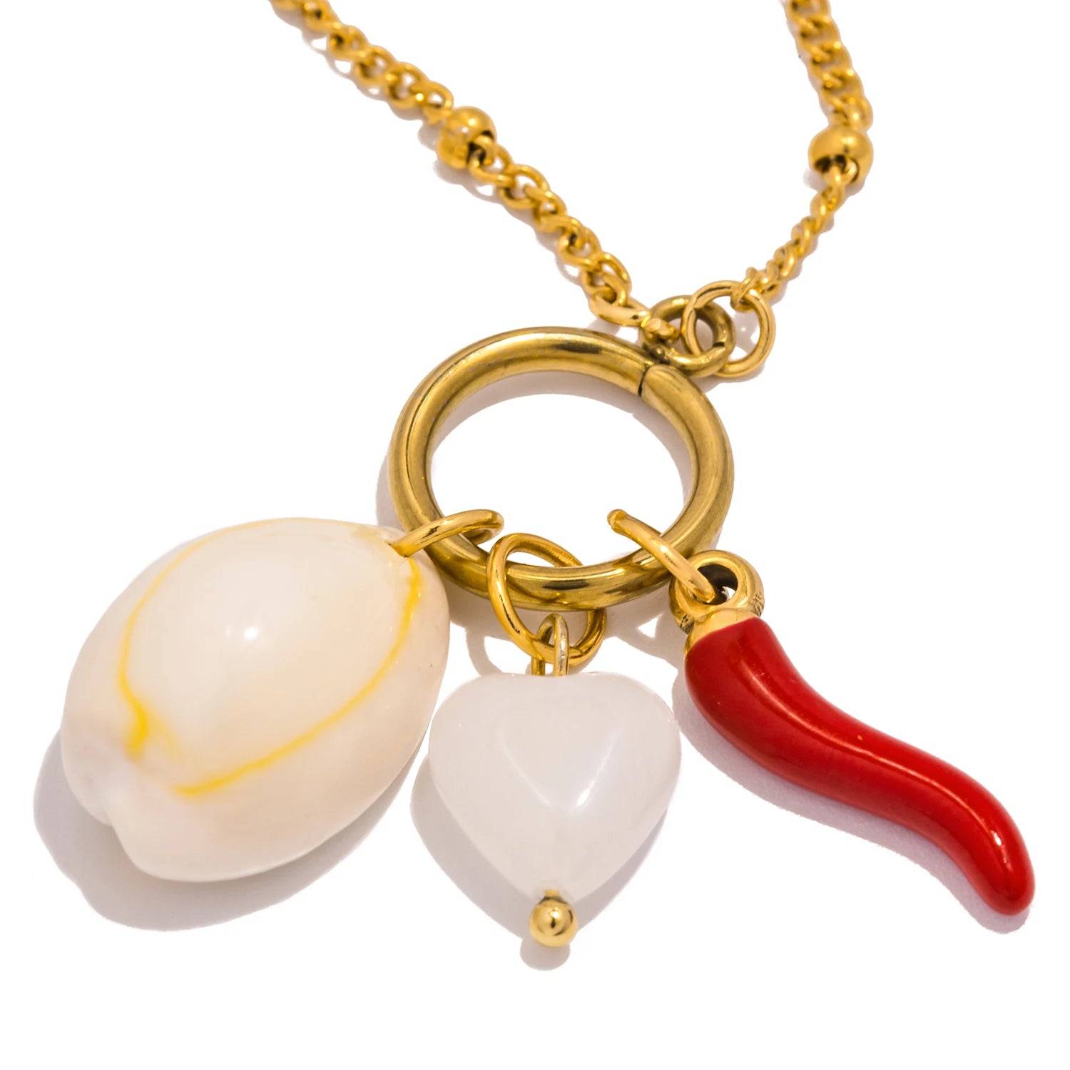 Collier tendance en acier inoxydable