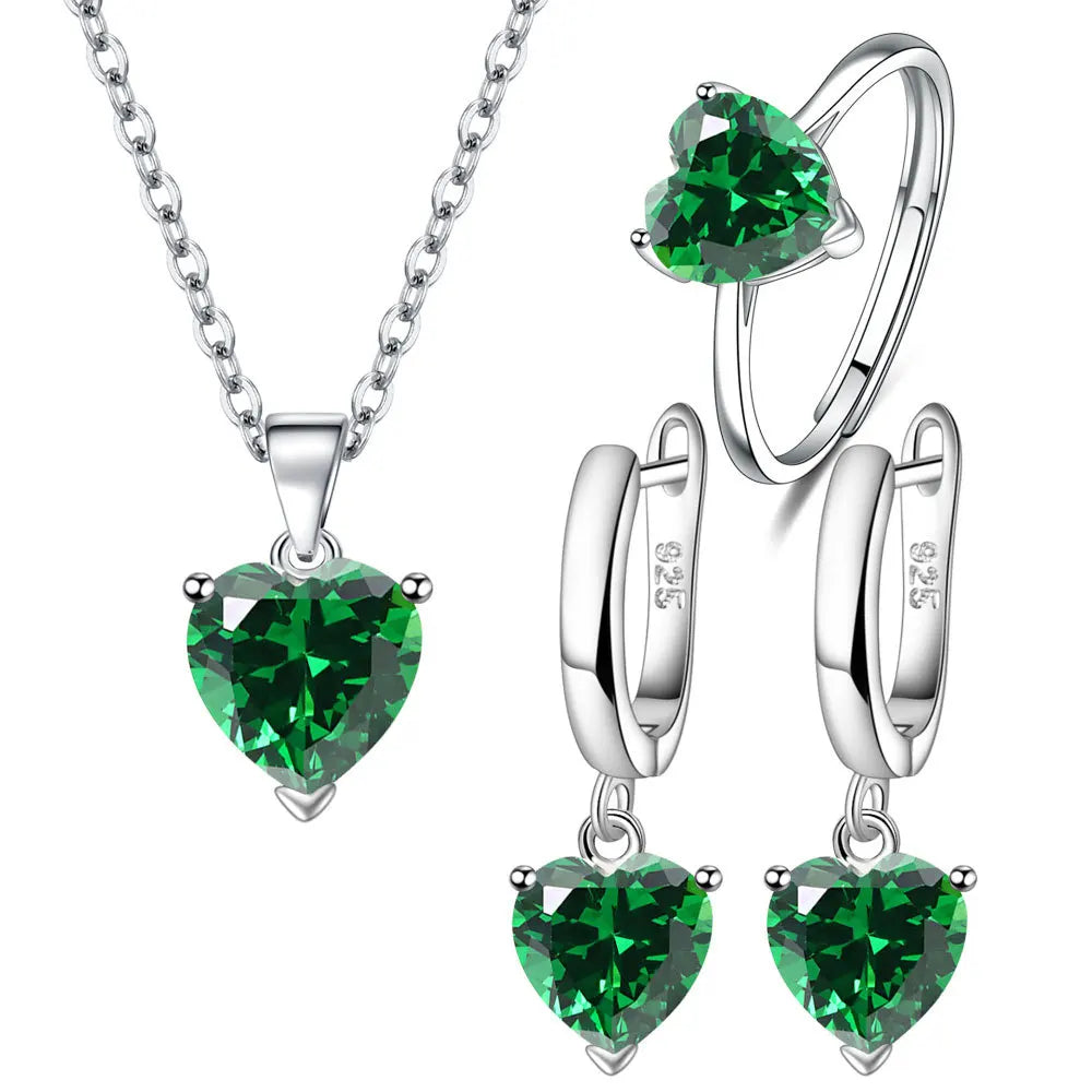 IWAMON-BIJOUX-Ensemble de bijoux élégant en argent 925