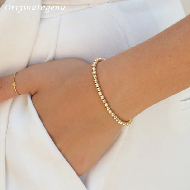 IWAMON-BIJOUX-Collier Multi Rangs Doré - Perles Dorées Élégantes