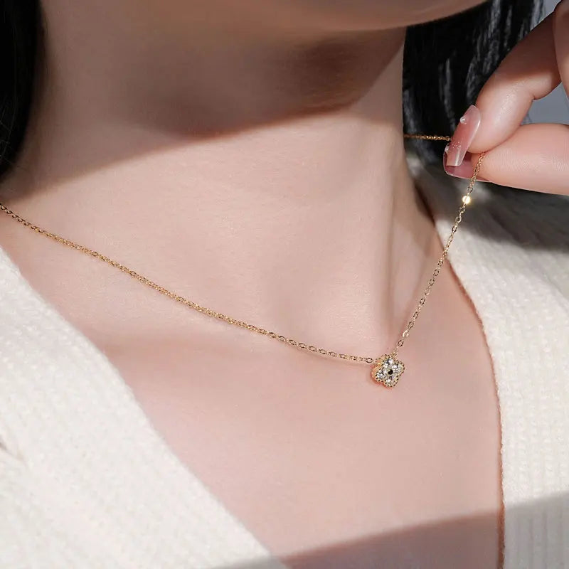 Ensemble de bijoux 3 en 1 en cristal moissanite
