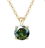 IWAMON-BIJOUX - Collier Moissanite 18 carat - Élégance intemporelle