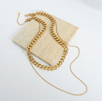 IWAMON-BIJOUX - Duo Colliers Layering Chunky