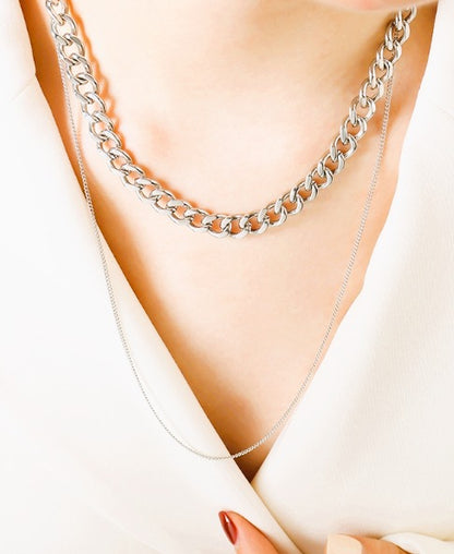 IWAMON-BIJOUX - Duo Colliers Layering Chunky