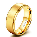 IWAMON-BIJOUX-Alliance Titane Brossé - Bague  Or/Argent 4-10mm