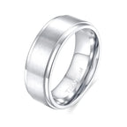 IWAMON-BIJOUX-Alliance Titane Brossé - Bague  Or/Argent 4-10mm