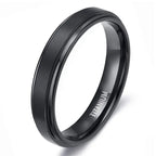IWAMON-BIJOUX-Alliance Titane Brossé - Bague  Or/Argent 4-10mm