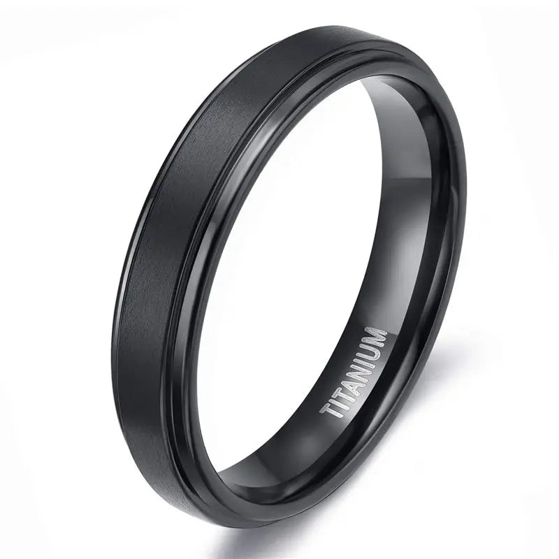 IWAMON-BIJOUX-Alliance Titane Brossé - Bague  Or/Argent 4-10mm
