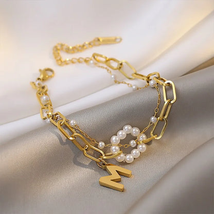 IWAMON-BIJOUX-Bracelet double chaîne