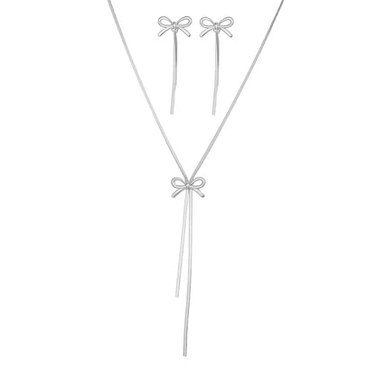 IWAMON-BIJOUX -Collier Chaîne Serpentine Nœuds  - Élégance Française