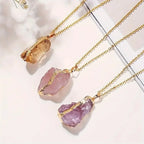 IWAMON-BIJOUX Collier élégant en pierre naturelle