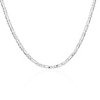 IWAMON-BIJOUX- Chaîne Argenté Style Figaro - Bijoux,Homme ,Femme Unisexe Élégant