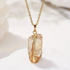 IWAMON-BIJOUX Collier élégant en pierre naturelle