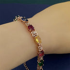 IWAMON-BIJOUX-Bracelet élégant en argent 925 avec zircons