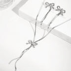 IWAMON-BIJOUX -Collier Chaîne Serpentine Nœuds  - Élégance Française