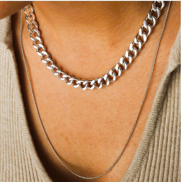 IWAMON-BIJOUX - Duo Colliers Layering Chunky